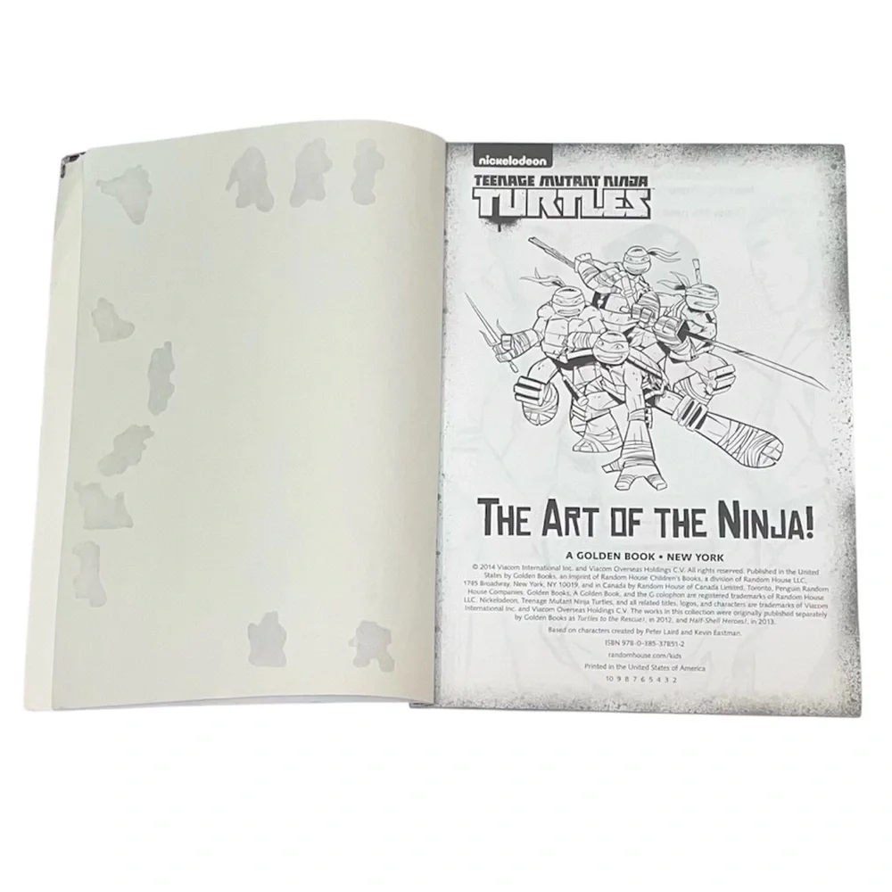 Teenage Mutant Ninja Turtles Activity &‎ Sticker Book Bundle Like New!